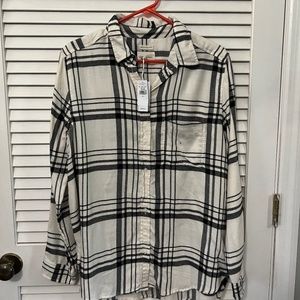 American Eagle Button Up Shirt NWT Large